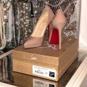 Christian Louboutin Pigalle Plato 120 nude